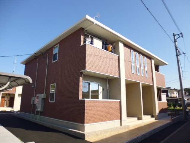 倉敷市児島柳田町のアパートの外観