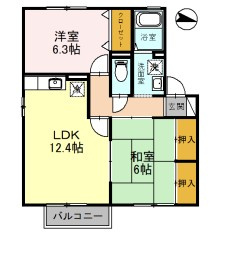 【間取り】 | カサブランカⅡ