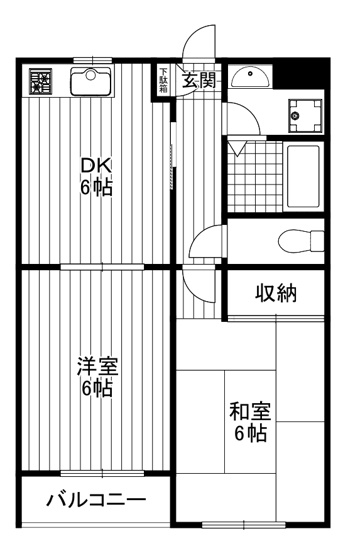 【間取り】 | レジデンス上高井戸