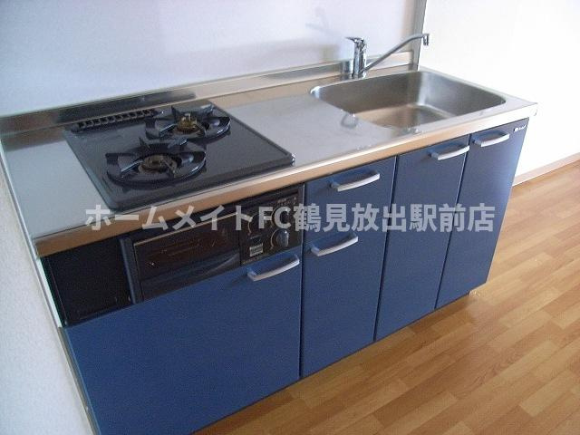 東大阪市高井田中４丁目の賃貸マンションのキッチン