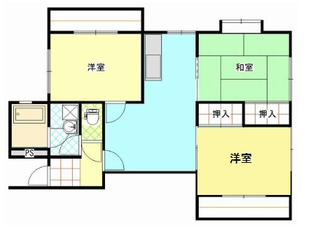 坂本マンションの内装|※掲載写真は同タイプの別部屋の為、現況を優先します。