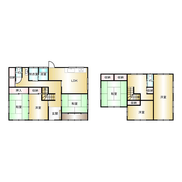 結城市結城の間取り