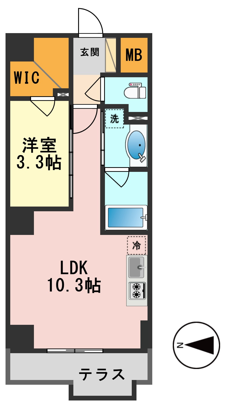 デュオフラッツ篠崎の間取り