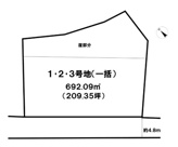 沖縄市与儀1丁目　売地の画像