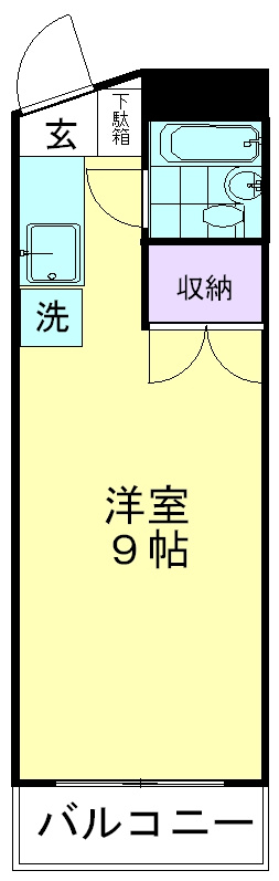 パルテノン久米川の間取り