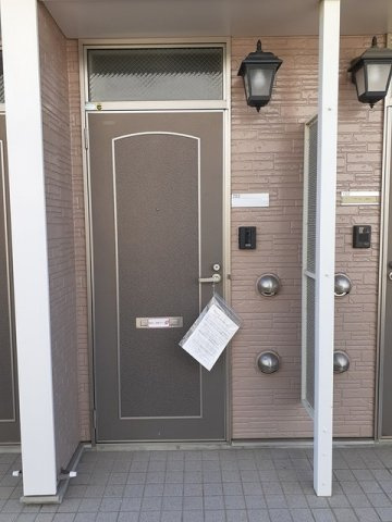 コーポＫＭⅡのエントランス|毎日通るエントランスはこのようになっています