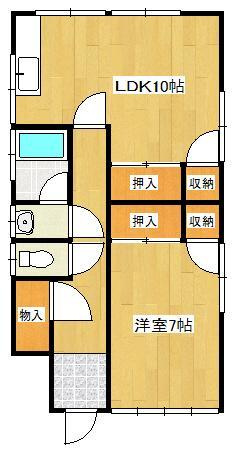 コンチェル瀬下【キャッシュバック対象物件】の間取り