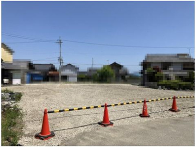 【前面道路含む現地写真】 | 高島市新旭町藁園1142,1143,1054-2,1053-1　売土地