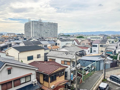 【展望】 | ヒューマンズパーク守口 | バルコニーから南西方向の写真です