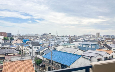 【展望】 | ヒューマンズパーク守口 | バルコニーから南方向の写真です