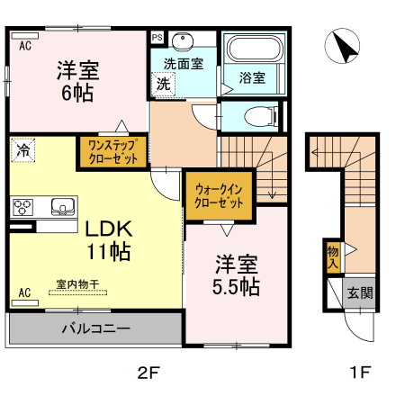 ベルドミール下松　　刈谷市の賃貸ならクラスホーム刈谷店の間取り
