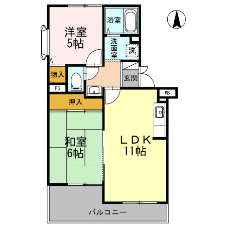 【間取り】 | 高井マンション