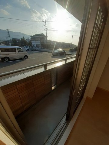 サニーリブＡ棟のバルコニー