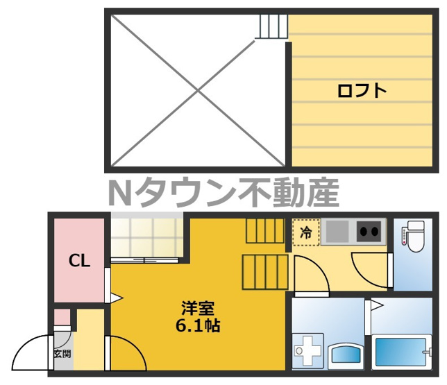 【間取り】 | サンブラスハイム大曽根 | 間取りです