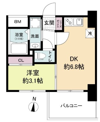 セレニテ東三国ミラクの間取り