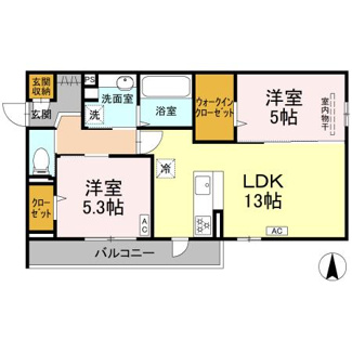 【間取り】 | ベルマティーナ南松山