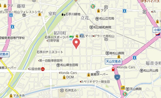 【地図】 | ベルマティーナ南松山