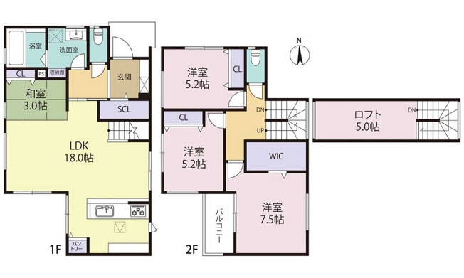【間取り】 | 広島市安佐南区山本９丁目　新築一戸建て