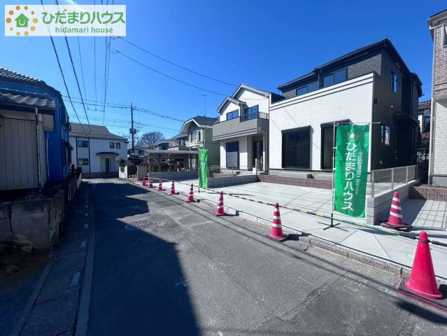 北本市本町　第2　新築一戸建て　ハートフルタウン　02の前面道路含む現地写真