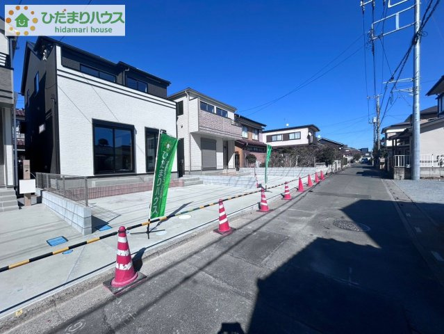 北本市本町　第2　新築一戸建て　ハートフルタウン　02の前面道路含む現地写真