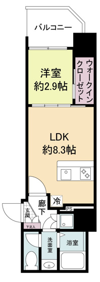 【間取り】 | セレニテ難波ミラク参番館