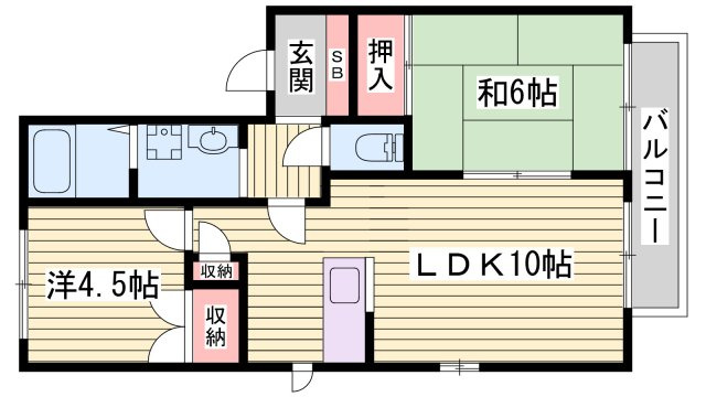 コスモハイツの間取り