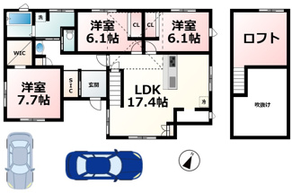 【間取り】 | 大江4丁目