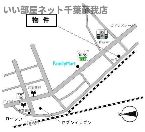 アーバンハイツ蘇我 の地図