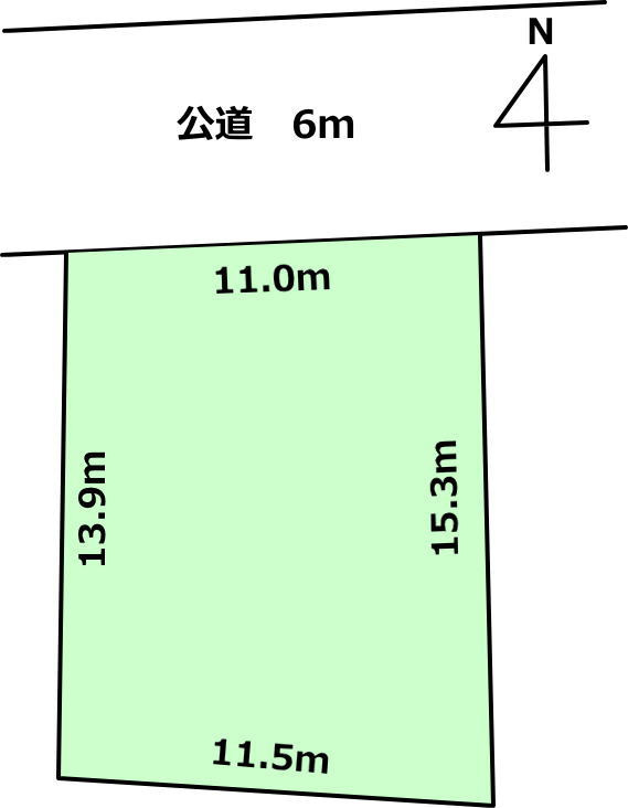 碧南市入船町１丁目の土地図