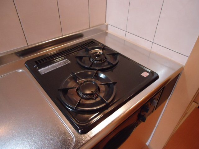 ベルグラースのキッチン|２口ガスコンロ