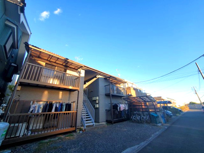 【外観】 | 八幡ハイム | ★南向き★ペット相談★角部屋★最上階★エアコン★