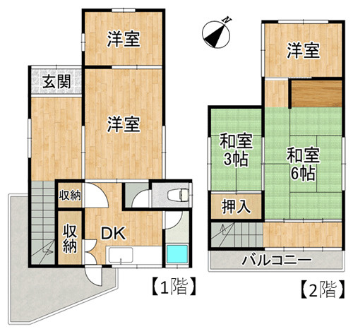 【間取り】 | 新緑と光のカサ・フェリーチェ