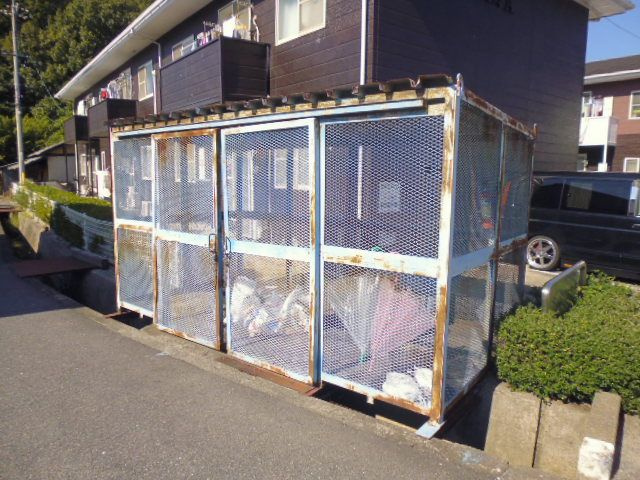 倉敷市児島稗田町のアパートのその他共用部分|敷地内専用ゴミステーション