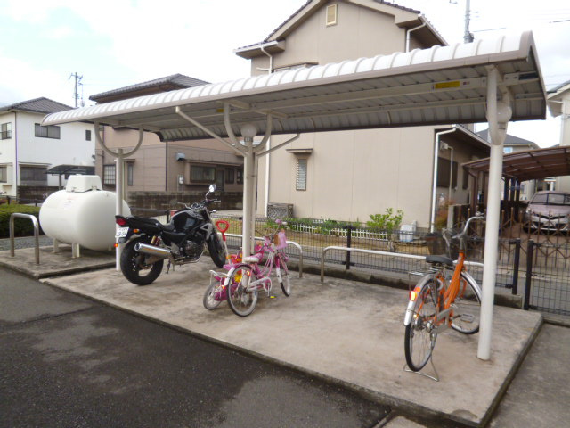 倉敷市北畝１丁目のアパートのその他共用部分|駐輪場