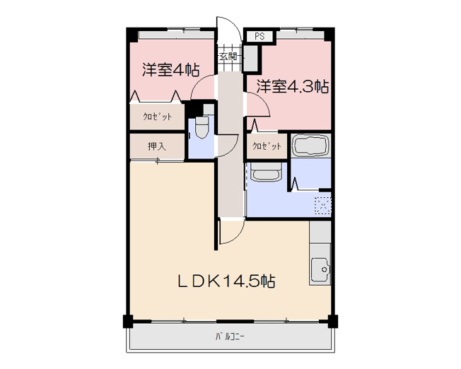 【間取り】 | グランメゾン福成