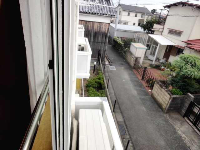 レオパレスプレリュードのバルコニー