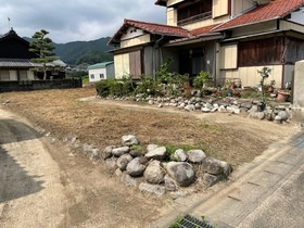 売土地の外観