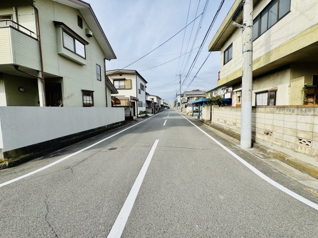 【土地】前橋市広瀬町2丁目　※現況渡しの前面道路含む現地写真