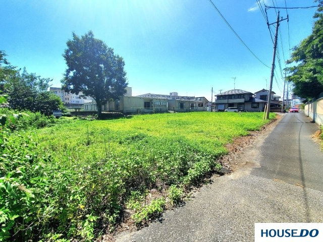 売土地　足利市今福町の前面道路含む現地写真|前面道路含む現地写真です