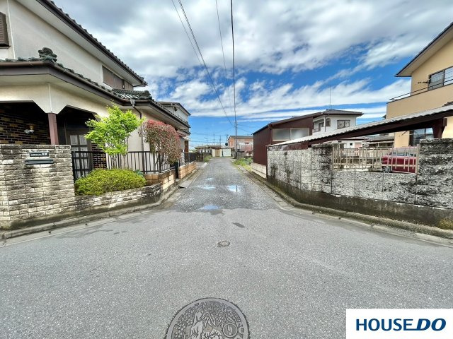 売土地　栃木市大平町西水代の前面道路含む現地写真|前面道路含む現地写真です