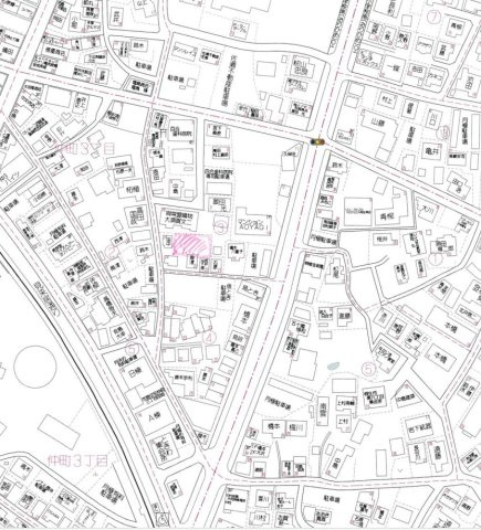 売土地 資材置き場の土地図