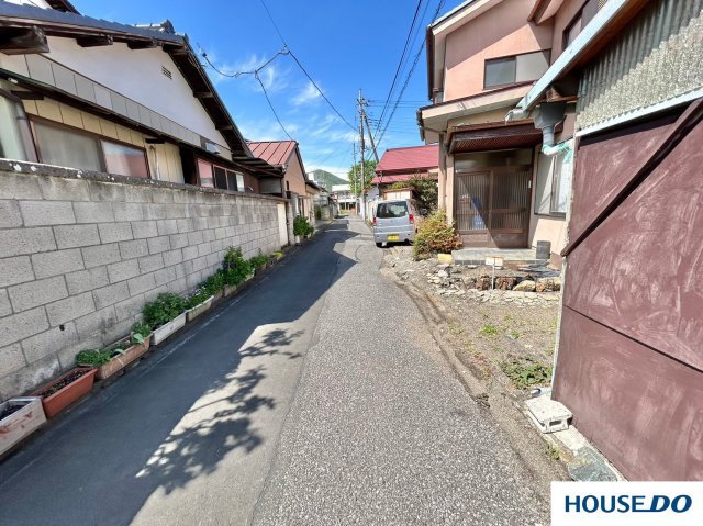 売土地 資材置き場の前面道路含む現地写真|前面道路含む現地写真です