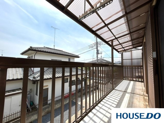 中古戸建　太田市東別所町のバルコニー|開放的で明るい空間を演出してくれるバルコニーです