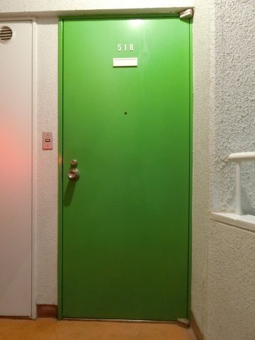 ヴィラ皆生一番館の玄関