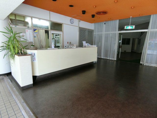 ヴィラ皆生一番館の受付