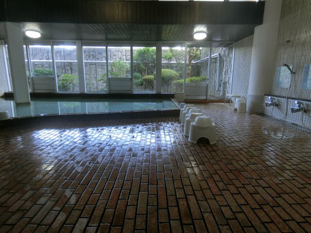 ヴィラ皆生一番館の浴室