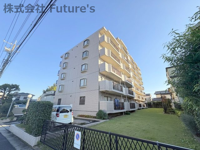 コスモ流山リベラルコートの外観|周辺に高い建物がなく日当り・眺望良好です