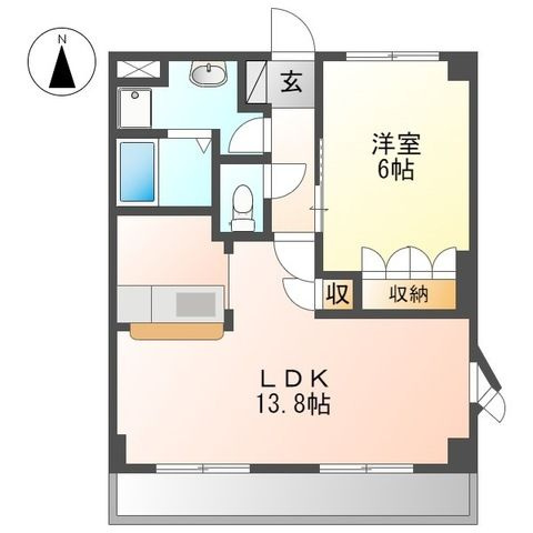 フォレストヴィラⅡの間取り