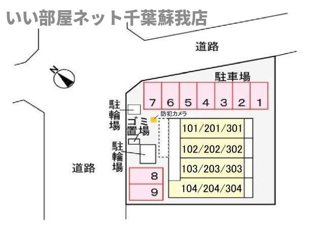 ウッド　プレイスの区画図