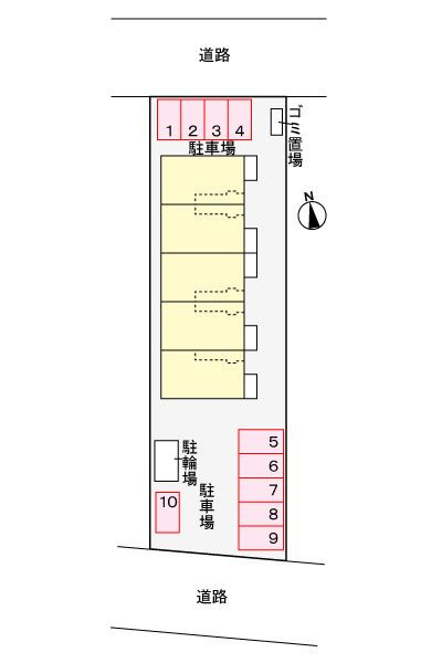 グランディアⅡ　　刈谷市の賃貸ならクラスホーム刈谷店の駐車場